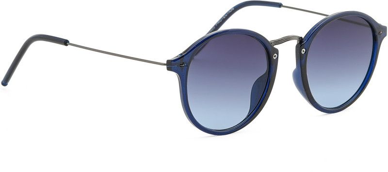 UV Protection Round Sunglasses (48)  (For Men & Women, Blue)