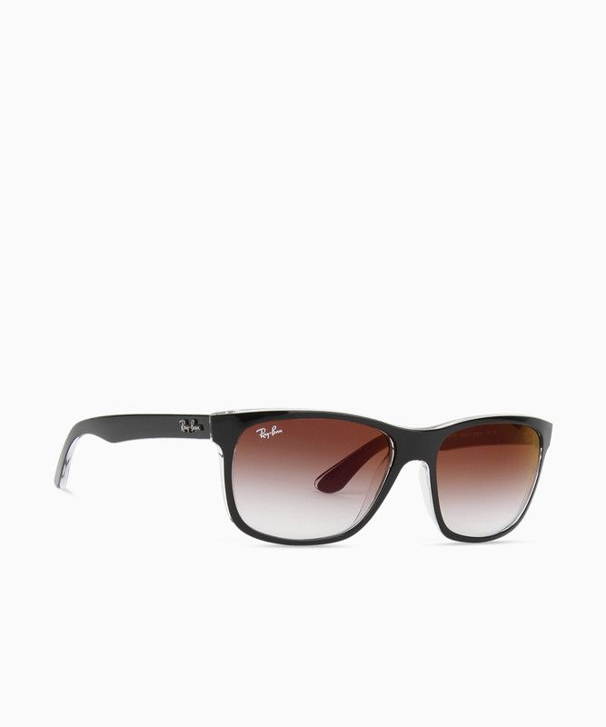 Gradient, UV Protection Wayfarer Sunglasses (57)  (For Men, Red)