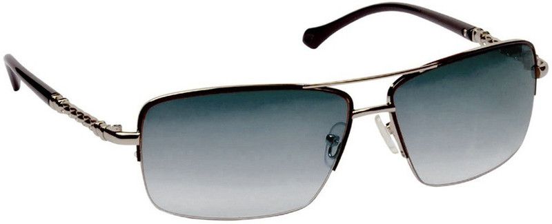 Rectangular Sunglasses (Free Size)  (For Men, Blue)