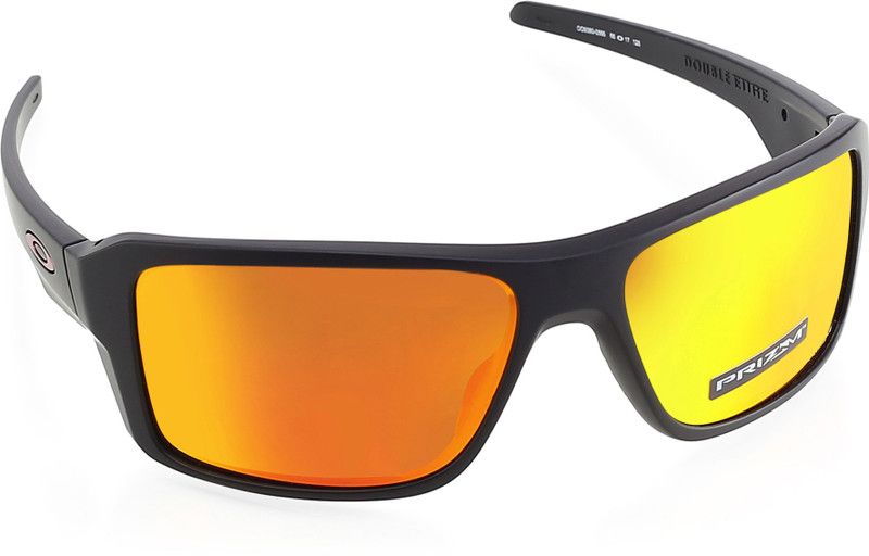 DOUBLE EDGE Wayfarer Sunglass  (For Men, Red)