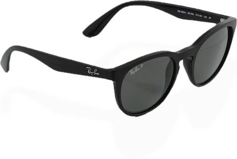 Polarized Round Sunglasses (51)  (For Men & Women, Green)