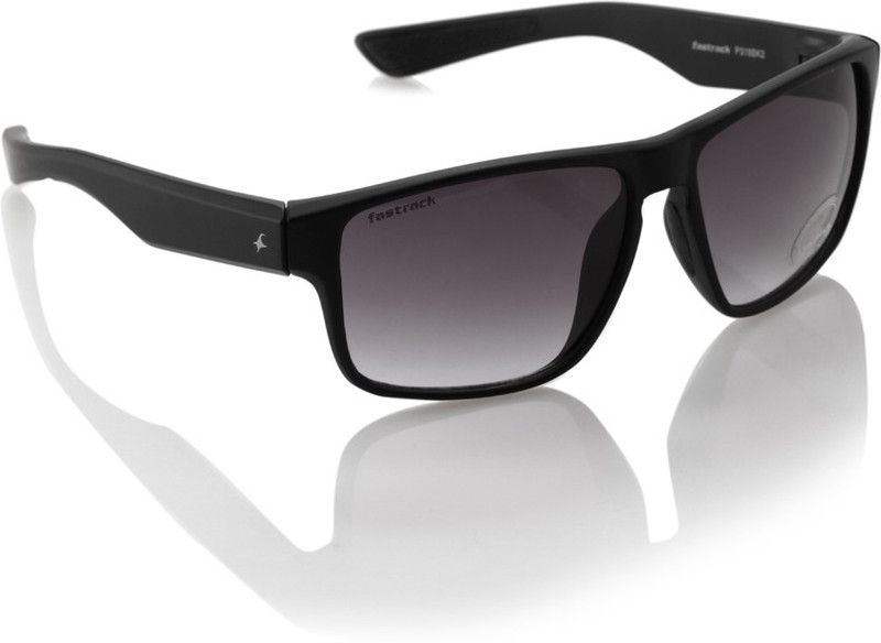 Wayfarer Sunglasses (60)  (For Men, Black)