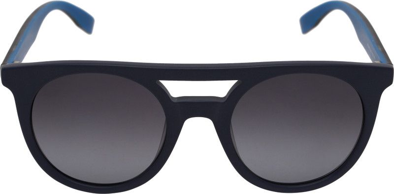 Gradient Round Sunglasses (Free Size)  (For Women, Blue)