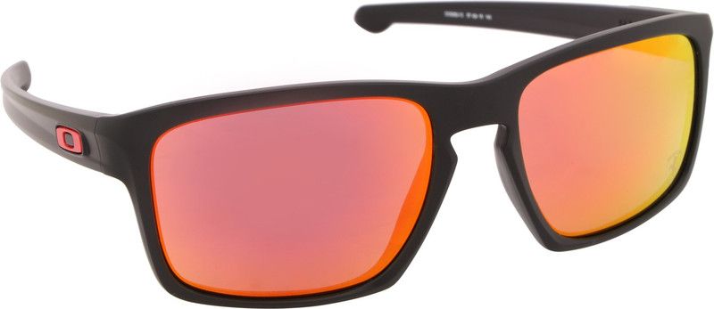 SLIVER Wayfarer Sunglass  (For Men & Women, Red, Orange)