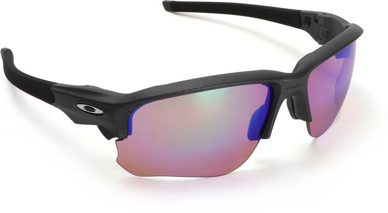 FLAK DRAFT Rectangular Sunglass  (For Men, Red)