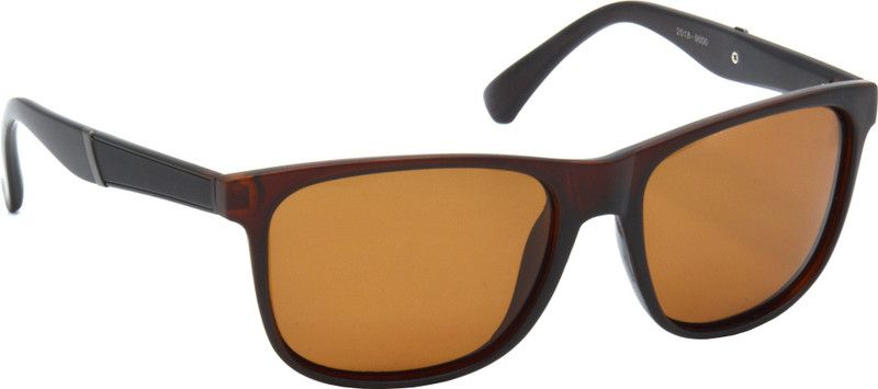 Polarized, UV Protection Wayfarer Sunglasses (60)  (For Men & Women, Brown)
