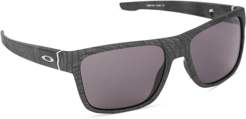 CROSSRANGE Retro Square Sunglass  (For Men, Grey)