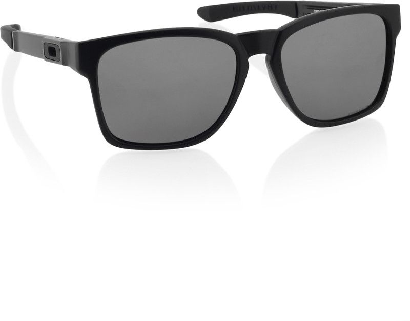 CATALYST Retro Square Sunglass  (For Men, Grey)