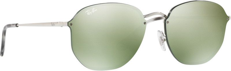 Mirrored Round Sunglasses (58)  (For Men & Women, Silver)