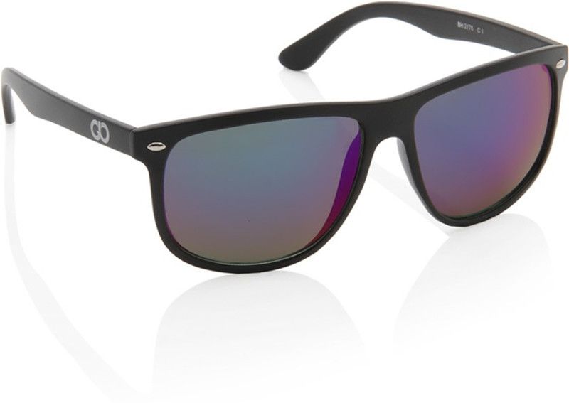 Rectangular Sunglasses (58)  (For Men, Blue)