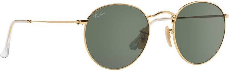 UV Protection Round Sunglasses (47)  (For Men & Women, Green)