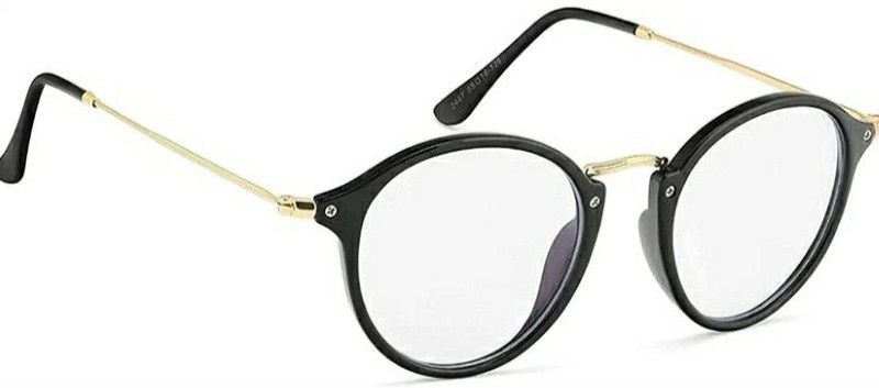 Riding Glasses Round Sunglasses (51)  (For Boys & Girls, Clear)