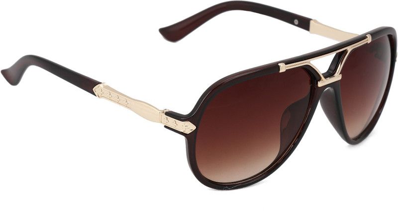 Wayfarer Sunglasses (53)  (For Men, Brown)