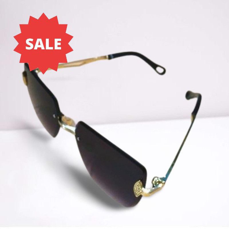 UV Protection Over-sized Sunglasses (Free Size)  (For Boys & Girls, Violet)