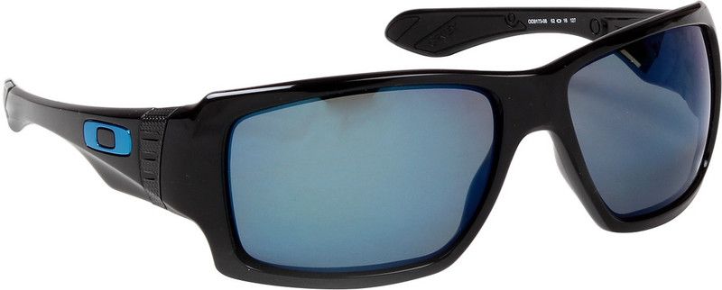 BIG TACO Rectangular Sunglass  (For Men, Blue)