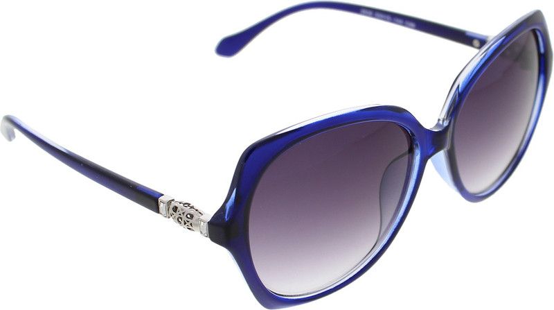 UV Protection, Gradient Over-sized Sunglasses (58)  (For Women, Violet)