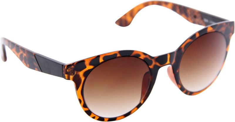 Oval Sunglasses (55)  (For Men, Brown, Brown)