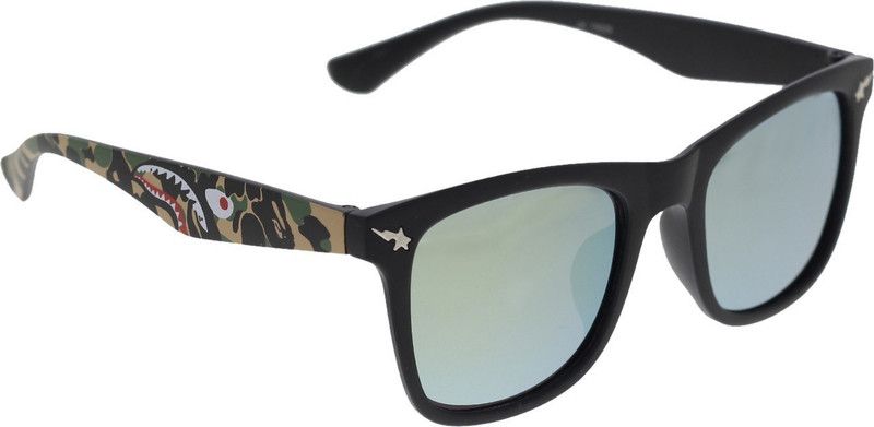 UV Protection Wayfarer Sunglasses (Free Size)  (For Men, Golden)