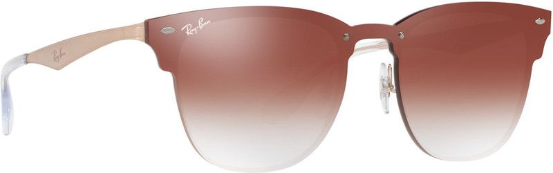 UV Protection Clubmaster Sunglasses (41)  (For Men & Women, Red)