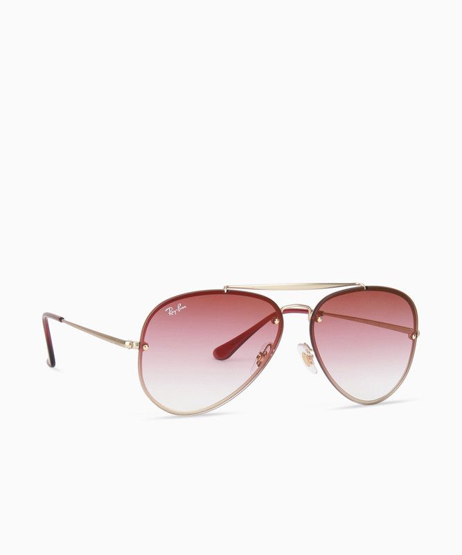 Gradient, UV Protection Aviator Sunglasses (61)  (For Men, Brown)