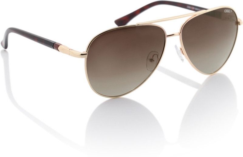 Polarized Aviator Sunglasses (59)  (For Men, Brown)