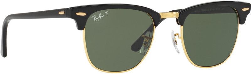 Polarized Wayfarer Sunglasses (51)  (For Men, Green)