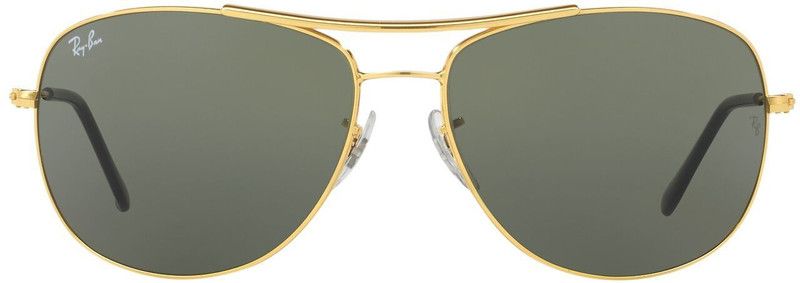 UV Protection Oval Sunglasses (63)  (For Men, Green)