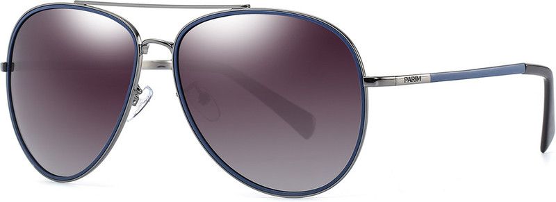 Polarized, Gradient, UV Protection Aviator Sunglasses (62)  (For Men & Women, Brown)