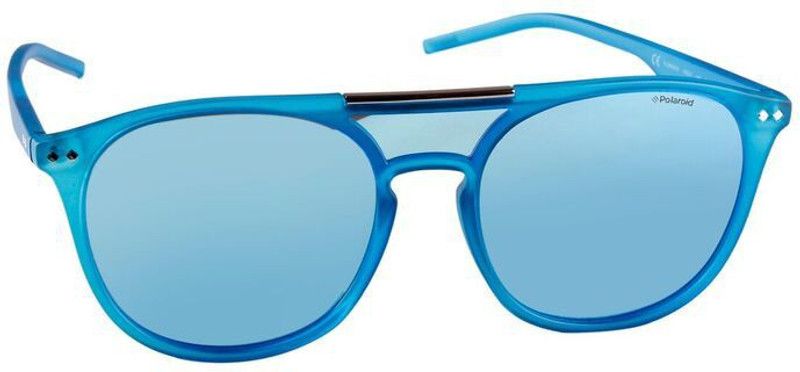 Mirrored Retro Square Sunglasses (99)  (For Men & Women, Blue)