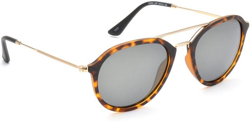 Mirrored Aviator Sunglasses (53)  (For Men & Women, Golden)