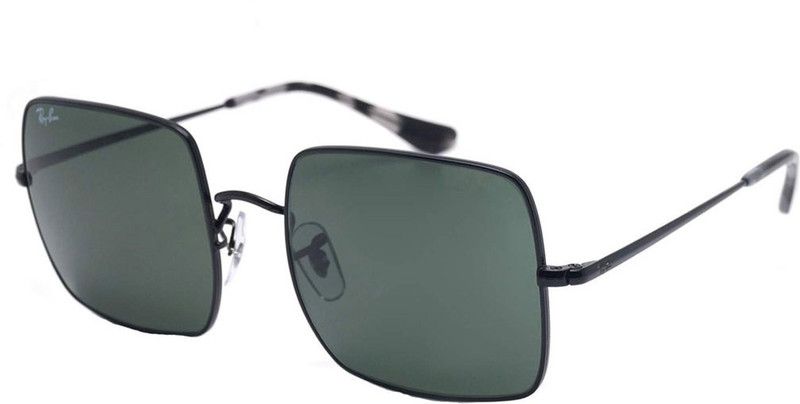UV Protection Retro Square Sunglasses (54)  (For Women, Black)