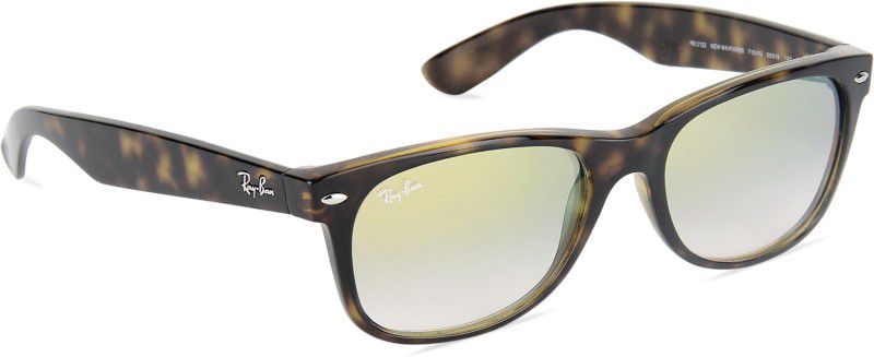 Gradient, Mirrored, UV Protection Wayfarer Sunglasses (Free Size)  (For Men & Women, Clear)