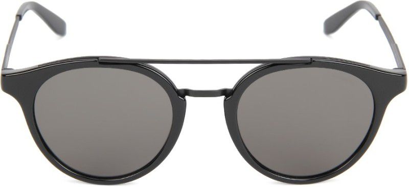 Gradient Round Sunglasses (Free Size)  (For Men & Women, Brown)