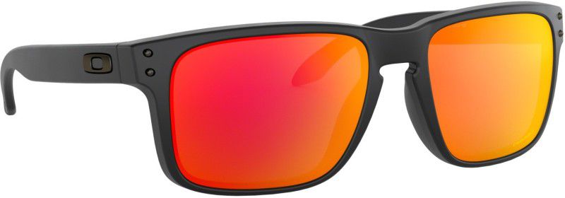 UV Protection Retro Square Sunglasses (55)  (For Men, Red)