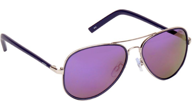 Mirrored Aviator Sunglasses (Free Size)  (For Men, Blue)