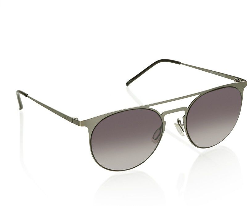 Gradient Oval Sunglasses (53)  (For Men & Women, Grey)