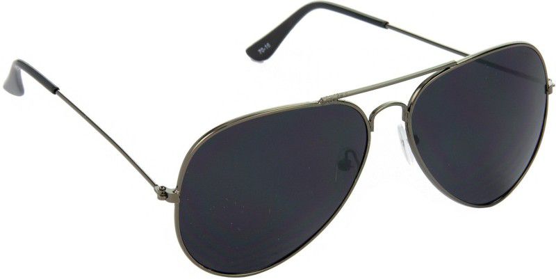 UV Protection Aviator Sunglasses (Free Size)  (For Men & Women, Black)