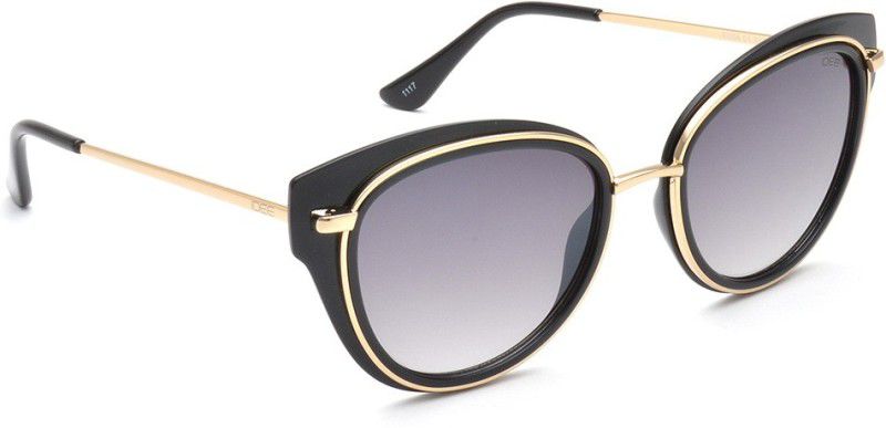 Gradient Cat-eye Sunglasses (53)  (For Women, Grey)