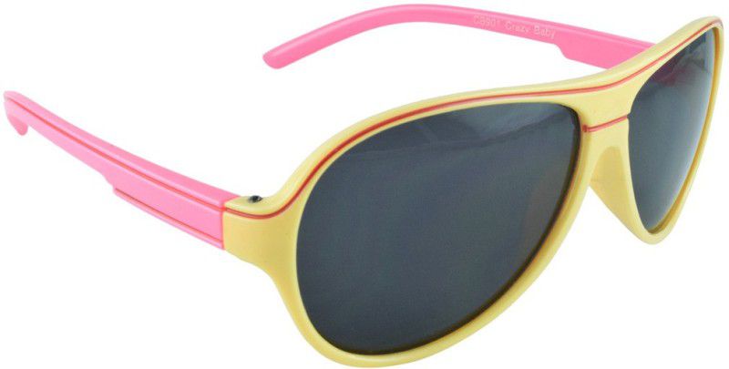 UV Protection Sports Sunglasses (Free Size)  (For Boys & Girls, Yellow)