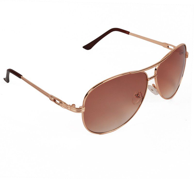 Aviator Sunglasses  (For Men, Brown)