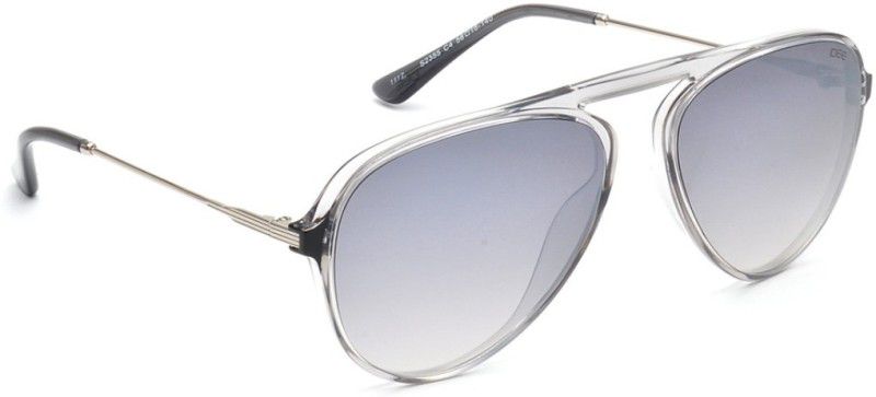 Mirrored Aviator Sunglasses (58)  (For Men & Women, Grey)
