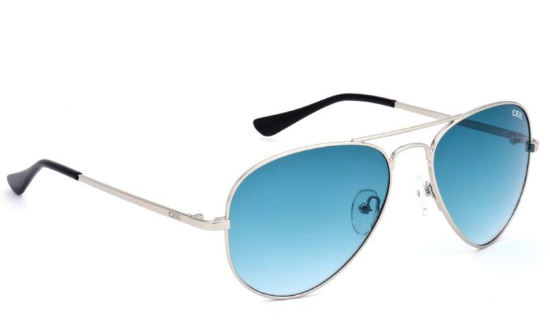 Gradient, UV Protection Aviator Sunglasses (57)  (For Men & Women, Green)