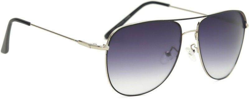 UV Protection Retro Square Sunglasses (60)  (For Men, Black)