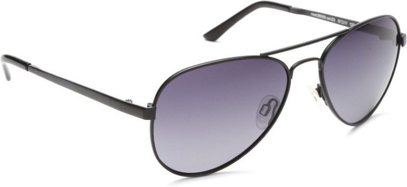 Gradient Aviator Sunglasses (56)  (For Men & Women, Grey)