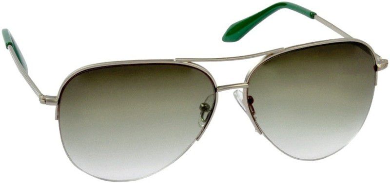 Aviator Sunglasses (Free Size)  (For Men, Green)