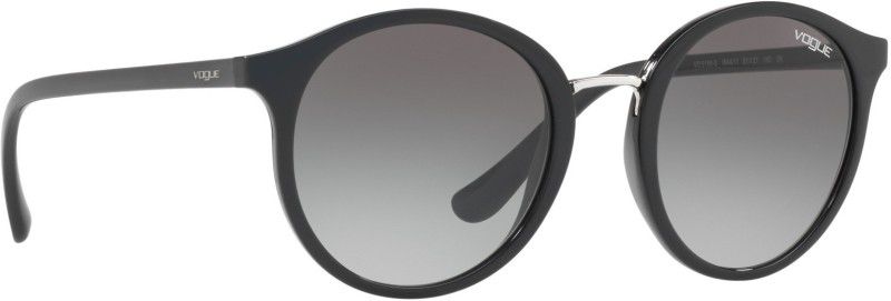 Gradient Round Sunglasses (51)  (For Women, Grey)