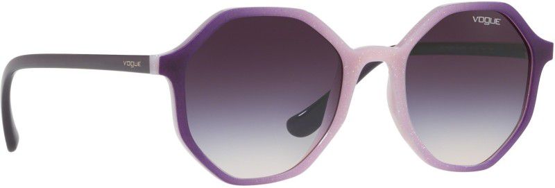 UV Protection Over-sized Sunglasses (52)  (For Women, Grey)