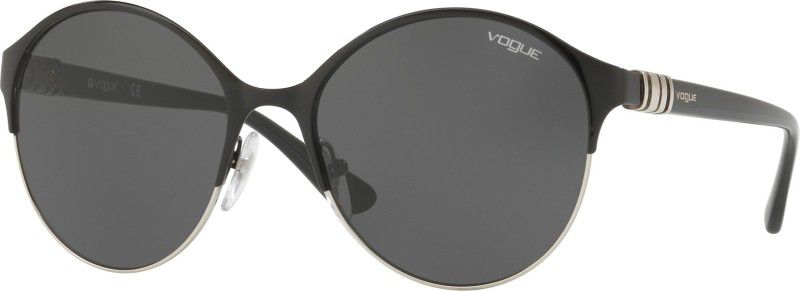 UV Protection Round Sunglasses (55)  (For Women, Grey)