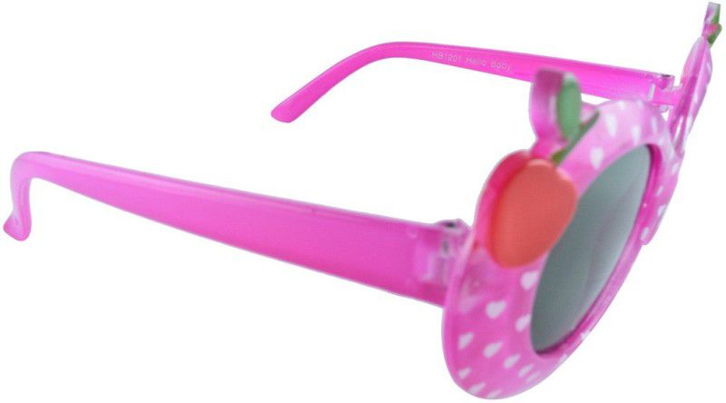 UV Protection Sports Sunglasses (Free Size)  (For Boys, Pink)