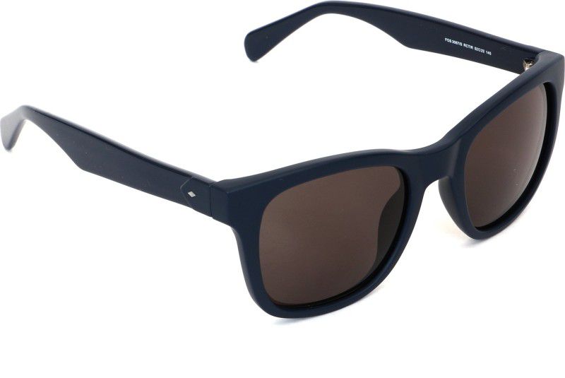 Gradient Wayfarer Sunglasses (52)  (For Men, Grey)
